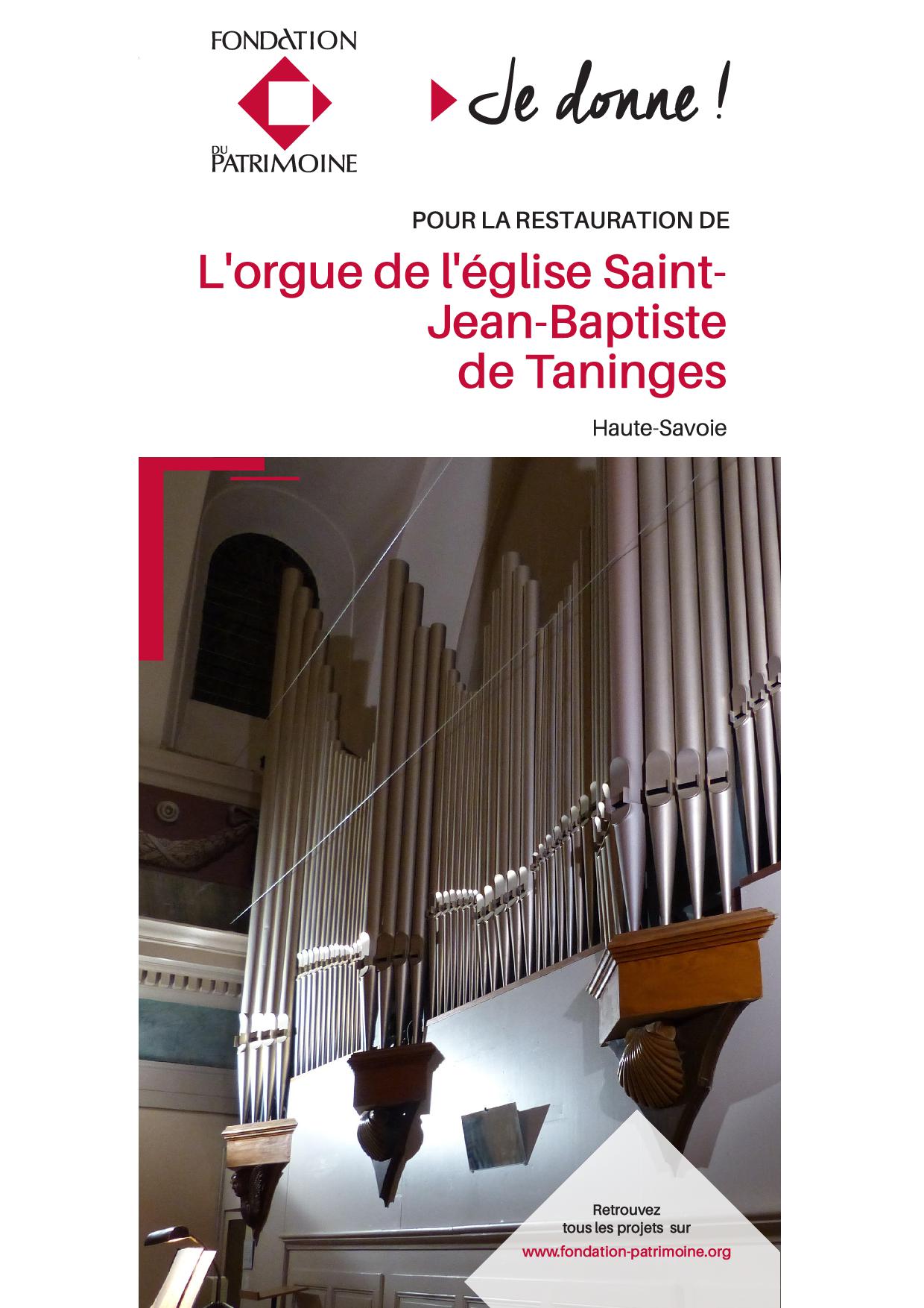 Après plus d'un an de travail, l'orgue de Taninges retrouve son